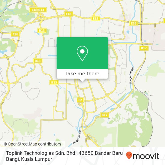 Toplink Technologies Sdn. Bhd., 43650 Bandar Baru Bangi map