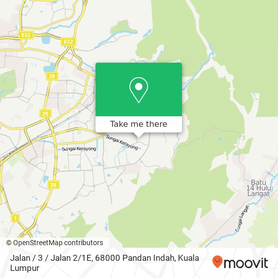 Jalan / 3 / Jalan 2 / 1E, 68000 Pandan Indah map