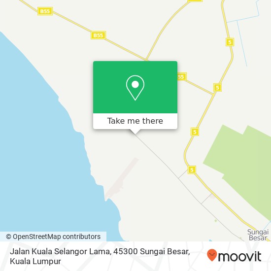 Jalan Kuala Selangor Lama, 45300 Sungai Besar map