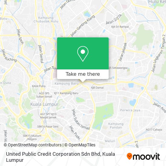 United Public Credit Corporation Sdn Bhd map