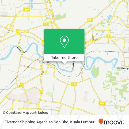 Fivernot Shipping Agencies Sdn Bhd map