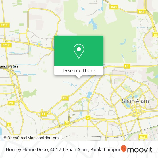 Homey Home Deco, 40170 Shah Alam map
