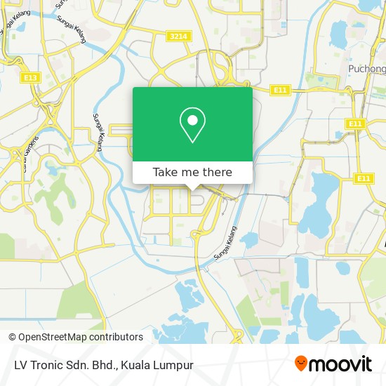 LV Tronic Sdn. Bhd. map
