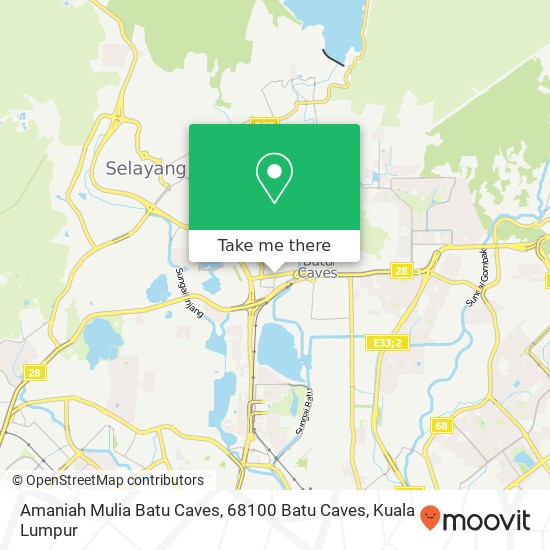 Amaniah Mulia Batu Caves, 68100 Batu Caves map