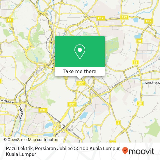Pazu Lektrik, Persiaran Jubilee 55100 Kuala Lumpur map