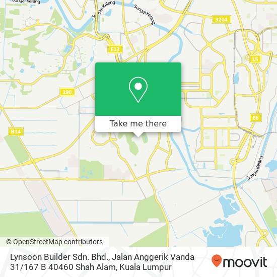 Lynsoon Builder Sdn. Bhd., Jalan Anggerik Vanda 31 / 167 B 40460 Shah Alam map