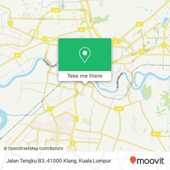 Jalan Tengku B3, 41000 Klang map