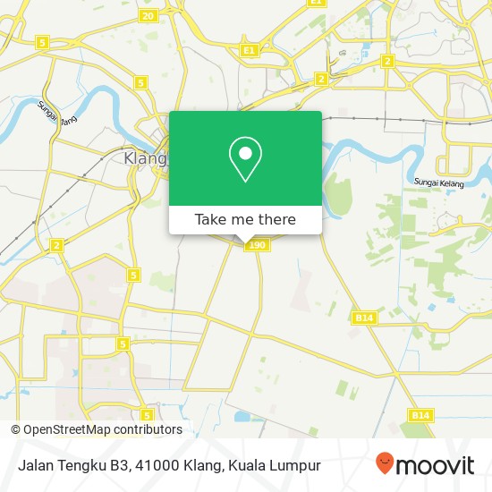 Peta Jalan Tengku B3, 41000 Klang