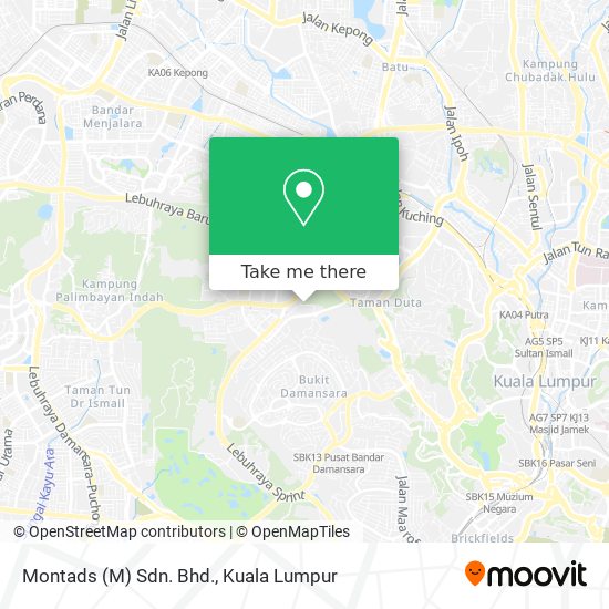 Montads (M) Sdn. Bhd. map