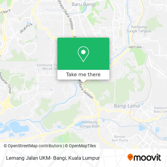 Lemang Jalan UKM- Bangi map