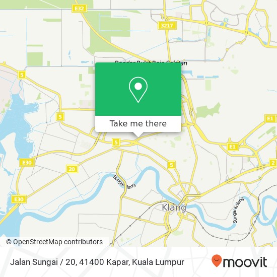 Jalan Sungai / 20, 41400 Kapar map