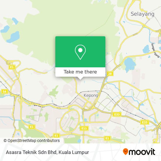 Asasra Teknik Sdn Bhd map