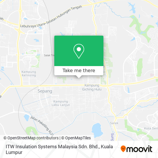 Peta ITW Insulation Systems Malaysia Sdn. Bhd.