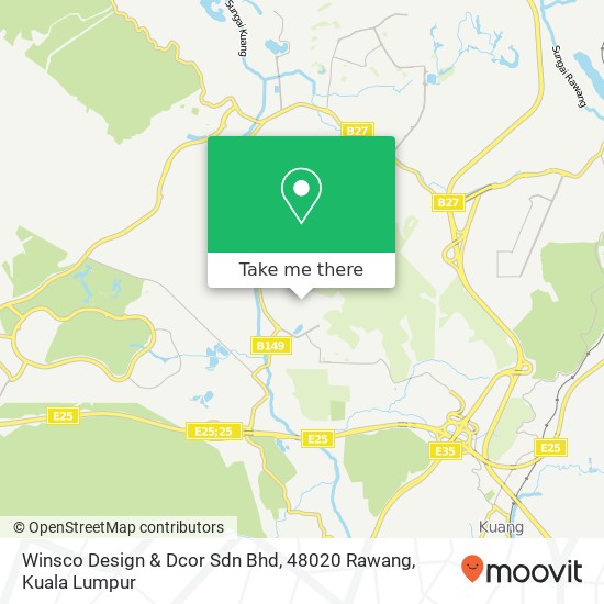 Winsco Design & Dcor Sdn Bhd, 48020 Rawang map