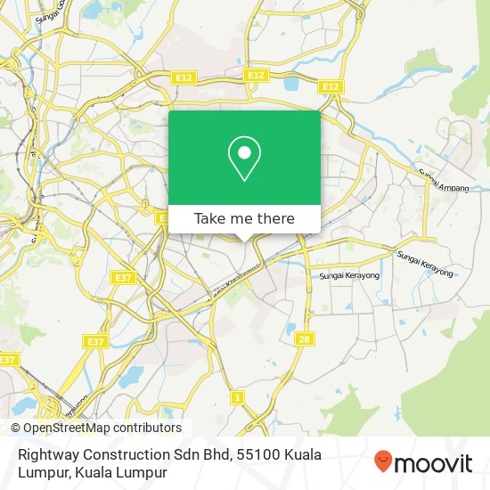 Rightway Construction Sdn Bhd, 55100 Kuala Lumpur map