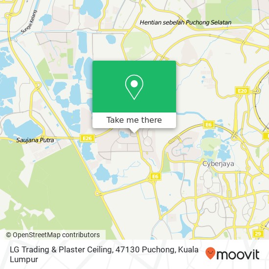 Peta LG Trading & Plaster Ceiling, 47130 Puchong