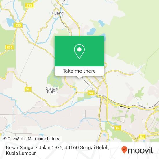 Peta Besar Sungai / Jalan 1B / 5, 40160 Sungai Buloh