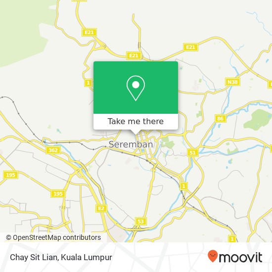 Chay Sit Lian map