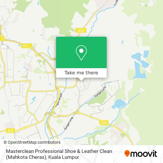 Masterclean Professional Shoe & Leather Clean (Mahkota Cheras) map