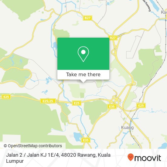 Peta Jalan 2 / Jalan KJ 1E / 4, 48020 Rawang