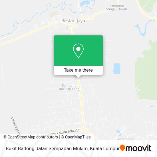 Cara Ke Bukit Badong Jalan Sempadan Mukim Di Kuala Selangor Menggunakan Bis