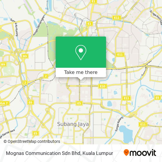 Mognas Communication Sdn Bhd map