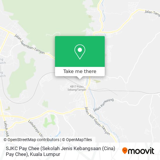 Peta SJKC Pay Chee (Sekolah Jenis Kebangsaan (Cina) Pay Chee)