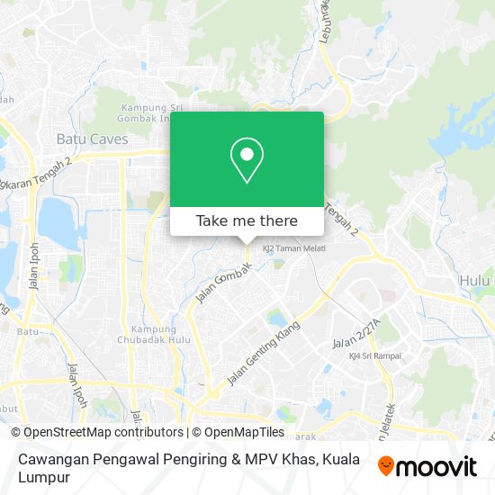 Peta Cawangan Pengawal Pengiring & MPV Khas