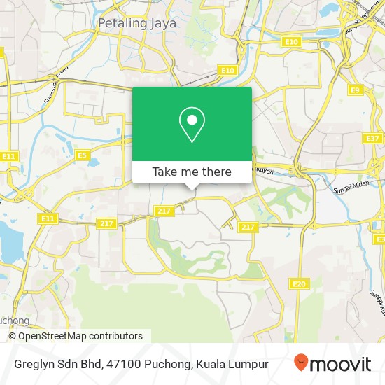 Peta Greglyn Sdn Bhd, 47100 Puchong