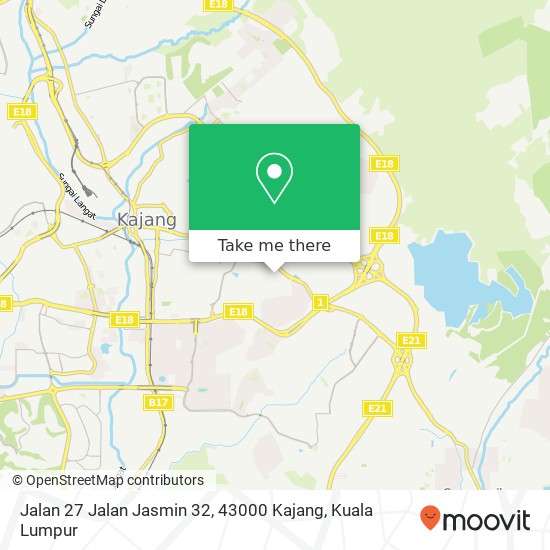 Jalan 27 Jalan Jasmin 32, 43000 Kajang map