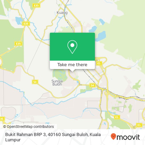 Bukit Rahman BRP 3, 40160 Sungai Buloh map