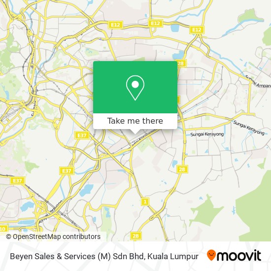 Beyen Sales & Services (M) Sdn Bhd map