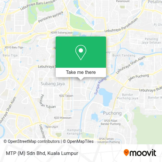 MTP (M) Sdn Bhd map