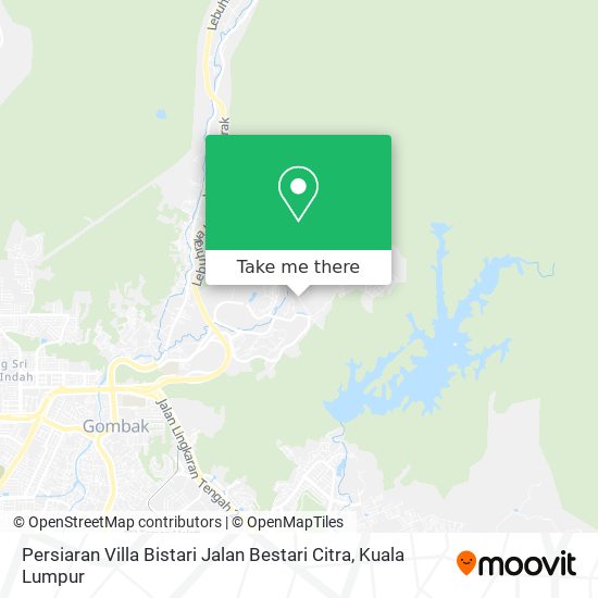 Peta Persiaran Villa Bistari Jalan Bestari Citra