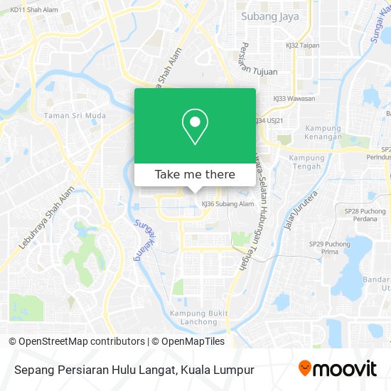 Sepang Persiaran Hulu Langat map