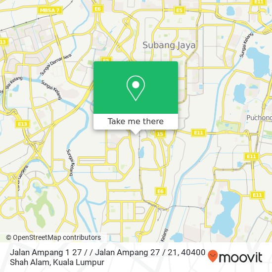 Peta Jalan Ampang 1 27 / / Jalan Ampang 27 / 21, 40400 Shah Alam