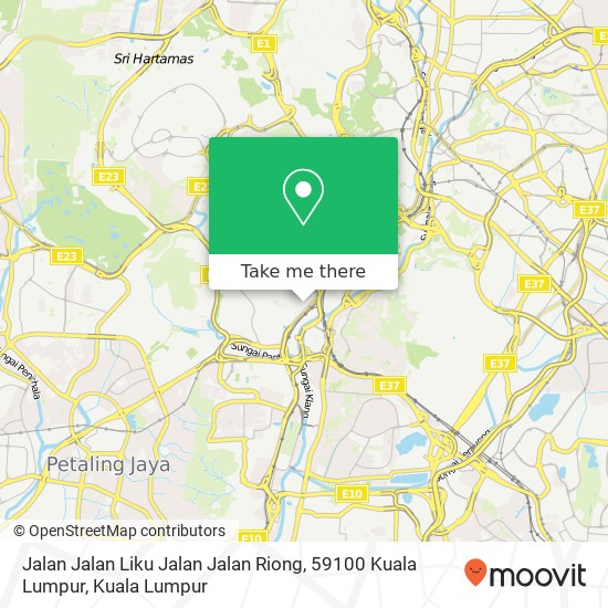 Jalan Jalan Liku Jalan Jalan Riong, 59100 Kuala Lumpur map