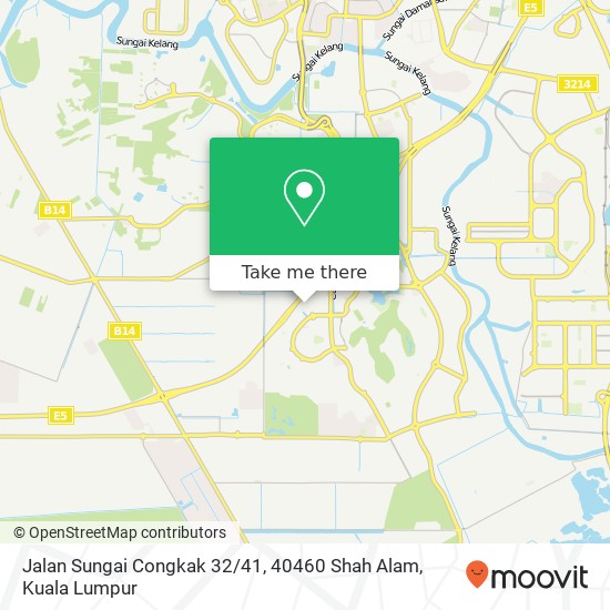 Peta Jalan Sungai Congkak 32 / 41, 40460 Shah Alam