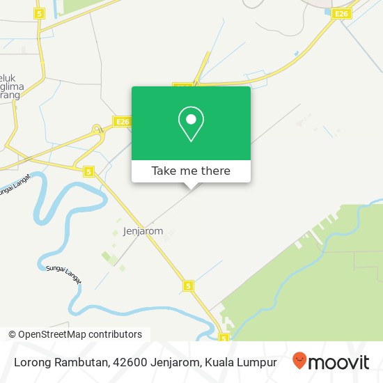 Lorong Rambutan, 42600 Jenjarom map