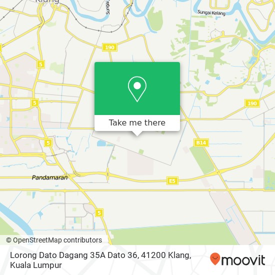Peta Lorong Dato Dagang 35A Dato 36, 41200 Klang