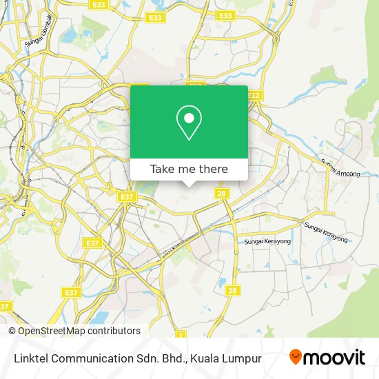 Linktel Communication Sdn. Bhd. map