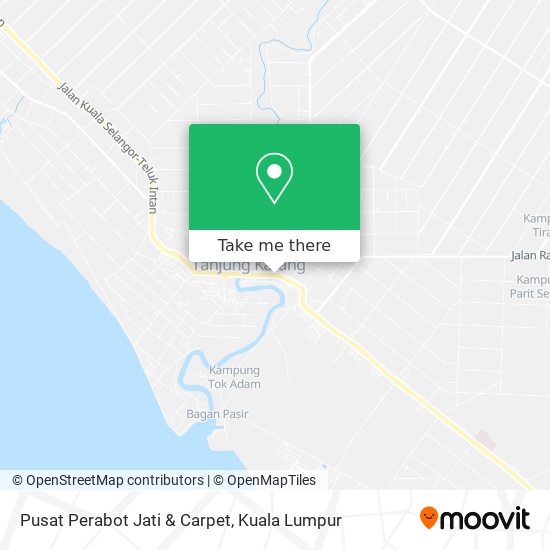 Peta Pusat Perabot Jati & Carpet