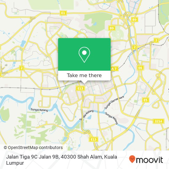 Jalan Tiga 9C Jalan 9B, 40300 Shah Alam map
