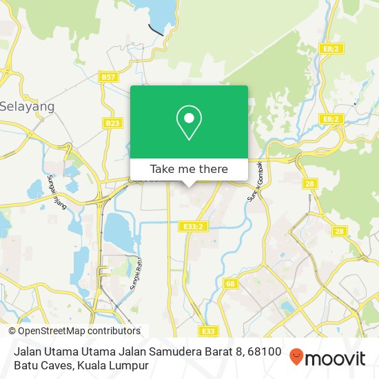 Jalan Utama Utama Jalan Samudera Barat 8, 68100 Batu Caves map