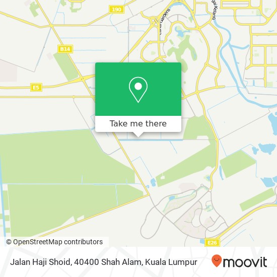 Peta Jalan Haji Shoid, 40400 Shah Alam