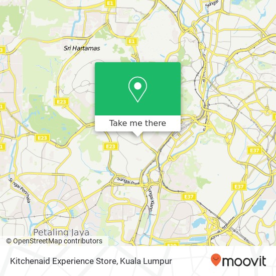 Kitchenaid Experience Store map