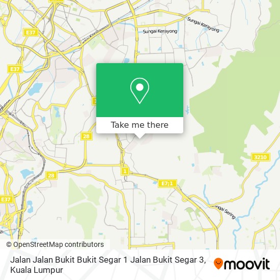 Peta Jalan Jalan Bukit Bukit Segar 1 Jalan Bukit Segar 3