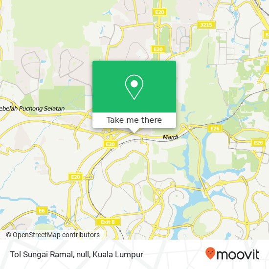 Tol Sungai Ramal, null map