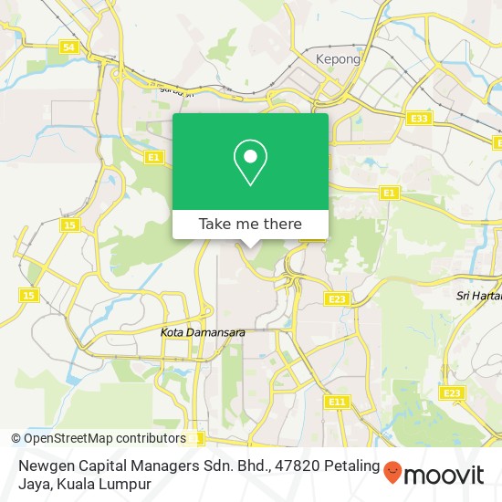 Newgen Capital Managers Sdn. Bhd., 47820 Petaling Jaya map