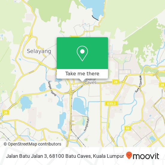 Jalan Batu Jalan 3, 68100 Batu Caves map